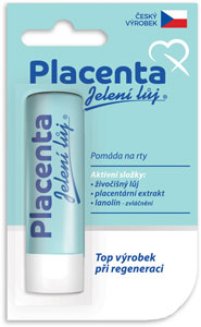 Jelení loj pomáda na pery Placenta 4,5 g