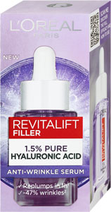 L'Oréal Paris Revitalift Filler vyplňujúce sérum s 1,5 % čistej kyseliny hyalurónovej 15 ml