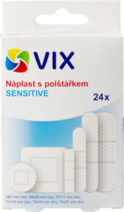 VIX náplasť Sensitive 24 ks