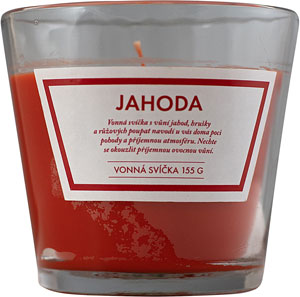 Q-Home sviečka jahoda 155 g