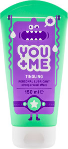 YOU + ME lubrikačný gél Tingling 150 ml