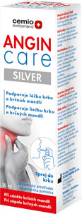 Cemio ANGIN care SILVER sprej do krku 30 ml