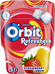 Orbit Refreshers žuvačka s jahodovou a citrónovou príchuťou 30 ks 67 g - Teta drogérie eshop