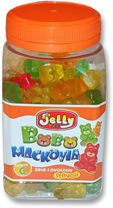 Jelly Bobo Mackovia s ovocnou šťavou + C vitamínom 300 g