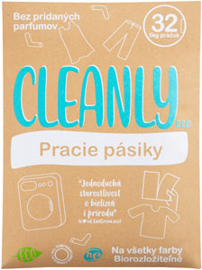 Cleanly Eco pracie pásiky 32 pracích dávok