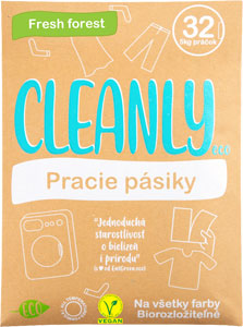 Cleanly Eco pracie pásiky Fresh forest 32 pracích dávok