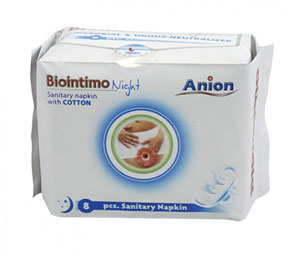 Biointimo Anion Night 8 ks