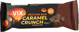 Vix Caramel Crunch proteinová tyčinka Chocolate caramel 45 g