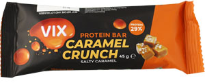 Vix Caramel Crunch proteinová tyčinka Salty caramel 45 g