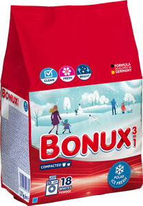 Bonux prací prášok White Polar Ice Fresh 18 PD 1,17 kg