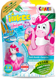 INKEE kúpeľová bomba Unicorn Beach 100 g