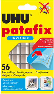 UHU Patafix Invisible Transparent 56 ks