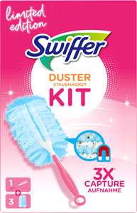 Swiffer Duster rúčka + 3 náhrady Pink 