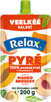 Relax 100% ovocné pyré s vitamínom C jablko, mango, broskyňa, banán 200 g - Teta drogérie eshop