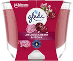 Glade Maxi sviečka Luscious Cherry & Peony 204 g - Teta drogérie eshop