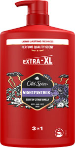 Old Spice sprchovací gél a šampón Night panther 1 l