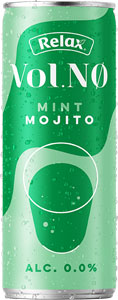 Relax VOL.NO sýtený nealkoholický nápoj Mint mojito 330 ml