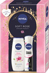 Nivea darčeková sada BOX DEO CLEAR 2024 antiperspirant B&W Invisible Clear 150 ml, sprchovací gél Rose 250 ml - Teta drogérie eshop