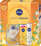 Nivea darčeková sada BOX EXOTIC FEELING LE 2024 energizujúca textilná maska Q10, sprchovací gél Exotic Feeling 250 ml, antiperspirant Exotic 150 ml - Teta drogérie eshop