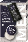 Nivea darčeková sada MEN BOX CREME DUO 2024 Men krém 75 ml, sprchovací gél Active Clean 250 ml - Teta drogérie eshop