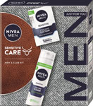 Nivea darčeková sada MEN BOX LOTION SENSITIVE 2024 voda po holení Sensitive 100 ml, pena na holenie Sensitive 200 ml - Teta drogérie eshop