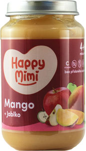 Happy Mimi ovocný príkrm Mango 190 g