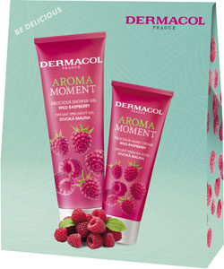 Dermacol darčeková sada Aroma moment Malina krém na ruky 100 ml, sprchovací gél 250 ml