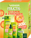 Fructis darčeková sada VITAMIN C šampón 400 ml, balzam 200 ml, sérum proti vypadávaniu vlasov 125 ml - Teta drogérie eshop