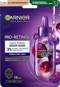 Garnier Skin Naturals Pro-Retinol Smoothing Serum Maska 22 g