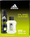 Adidas darčeková sada Pure Game deodorant 150 ml, voda po holení 100 ml - Teta drogérie eshop