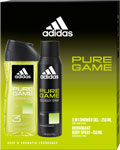 Adidas darčeková sada Pure Game sprchový gél 250 m, deodorant 150 ml - Teta drogérie eshop