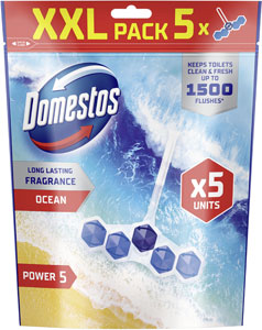 Domestos WC blok Power 5 Ocean 5 ks