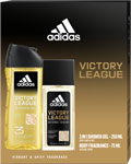 Adidas darčeková sada Victory league sprchový gél 250 ml, dezodorant natural sprej 75 ml - Teta drogérie eshop