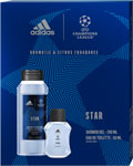 Adidas darčeková sada UEFA 10 Star sprchový gél 250 ml, toaletná voda 50 ml - Teta drogérie eshop