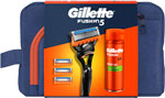 Gillette Fusion darčeková sada Proglide strojček + 4 náhradné hlavice + gél na holenie 200 ml - Teta drogérie eshop