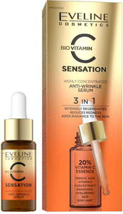 Eveline C Sensation 3v1 pleťové sérum 18 ml