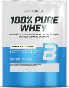 Biotech USA Proteínový prášok 100% Pure Whey Bourbon vanilla 28 g