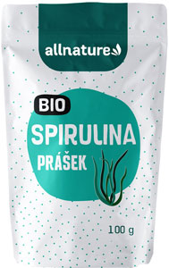 Allnature Bio spirulina prášok 100 g