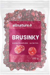 Allnature Brusnice sušené 100 g