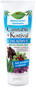 BC BIO Cannabis + Kostihoj Konský bylinný balzam chladivý 200 ml