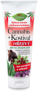 BC BIO Cannabis + Kostihoj Konský bylinný balzam hrejivý 200 ml