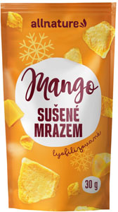 Allnature Mango mrazom sušené plátky 30 g