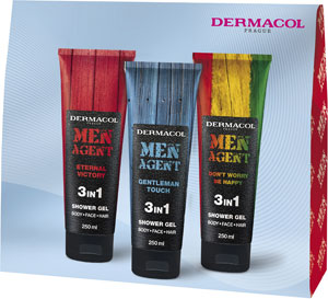 Dermacol darčeková sada mix sprchových gélov Men Agent 