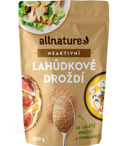 Allnature Neaktivné lahôdkové droždie 100 g