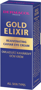 Dermacol Gold elixir omladzujúci kaviárový očný krém, 15 ml