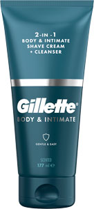 Gillette Intimate 2 v 1 shave cream + cleanser 177 ml