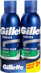 Gillette Series pena na holenie Senstive 2×200 ml - Teta drogérie eshop