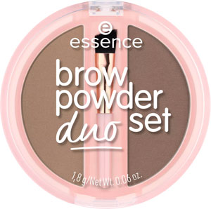 Essence púder na obočie DUO set Brow powder 01