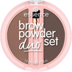 Essence púder na obočie DUO set Brow powder 02