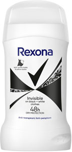 Rexona antiperspirant stick Invisible on Black + white clothes 50 ml